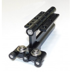 Clearspan Bifold Door Bottom Roller Black